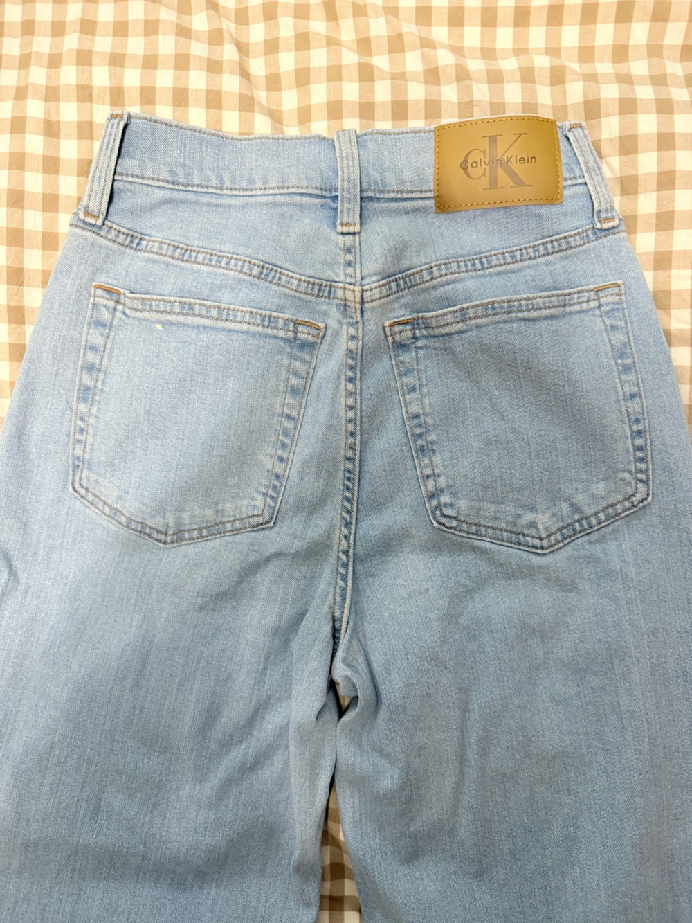 Calvin Klein women’s wide leg jeans
